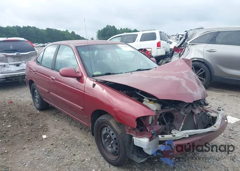 2004 Nissan Sentra 1.8S из США, поврежденный, VIN 3N1CB51D74L902792